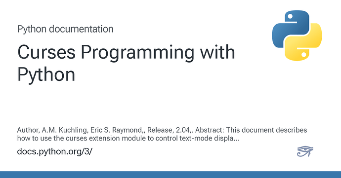 How do i make a text button or smt in terminal using python. like a gui ...