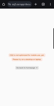 A blank white page with the error message shown. The only option is to go to the homepage.