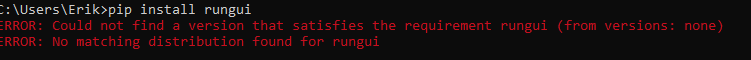 About pip install rungui - Python Help - Discussions on Python.org