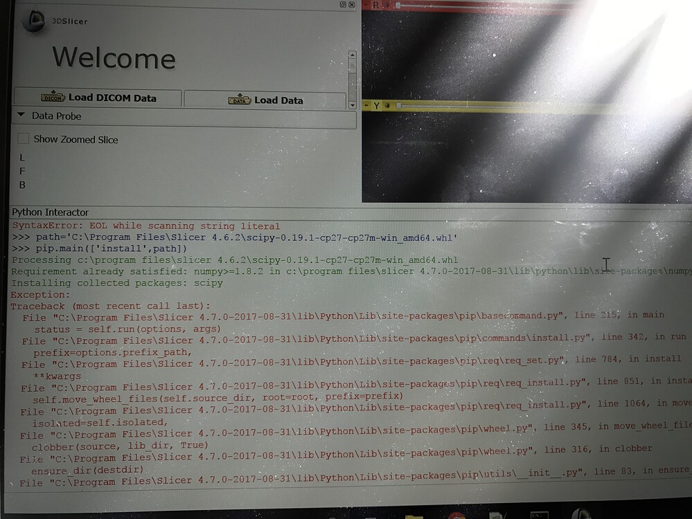 Slicer-Python Packages Use and Install - Support - 3D Slicer Community