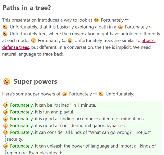 Fortunately/Unfortunately of Fortunately/Unfortunately Projekt