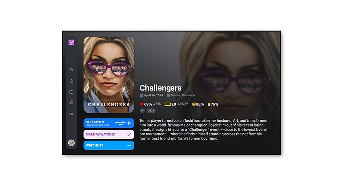 Trakt Android TV - Details Page