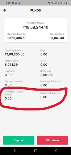 PledgeNotShowinginMargin