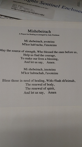 Prayer for Healing