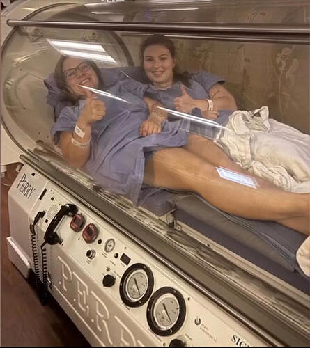 Workers were treated in hyperbaric oxygen chambers at Billings Clinic for smoke exposure. KRTV 3 Workers were treated in hyperbaric oxygen chambers at Billings Clinic for smoke exposure. KRTV 3