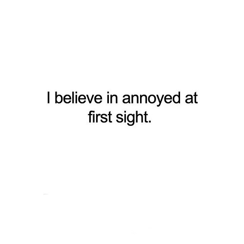 annoyed