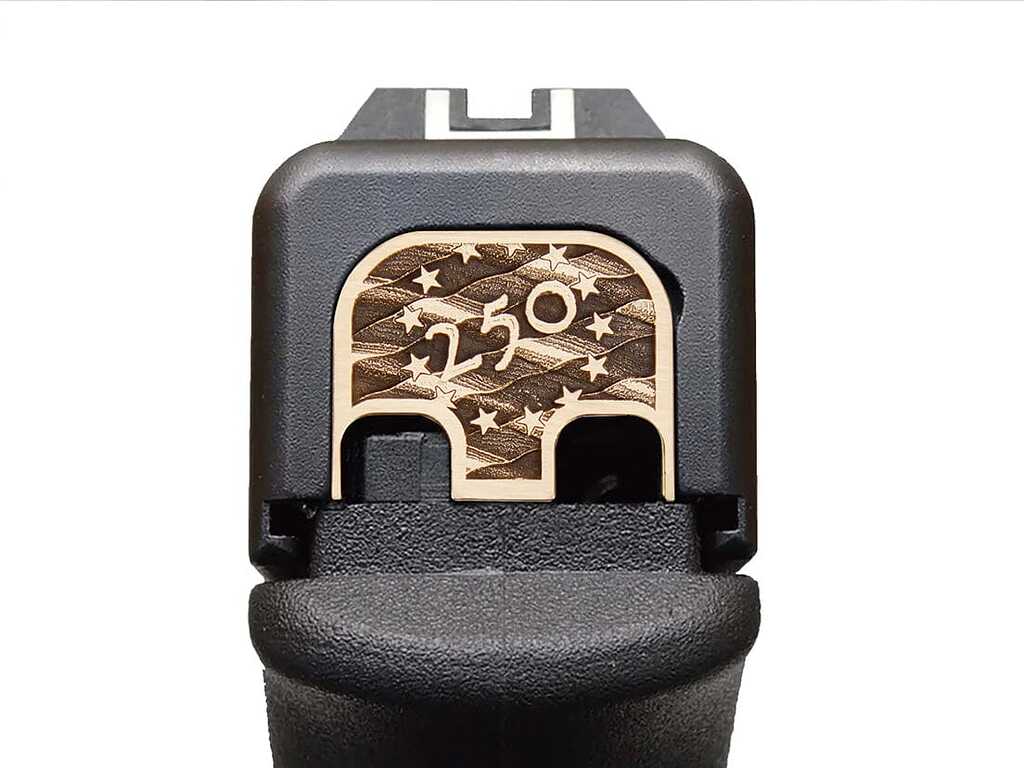 Milspin USA 250th Anniversary Slide Back Plate | MILSPIN - Guns