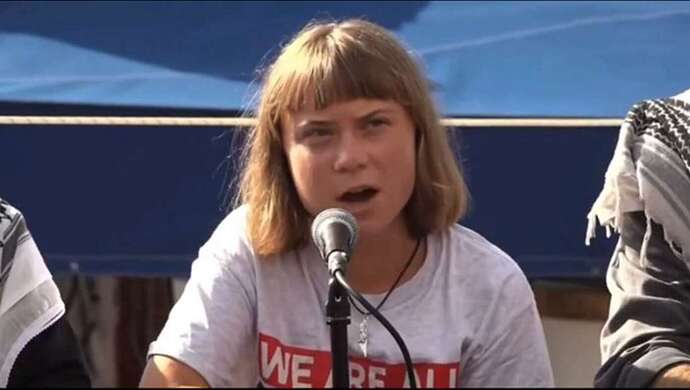 Image for article: Greta Thunberg Says Israel Put A Noose On Her And Yelled, “This Is Bagel Country!”