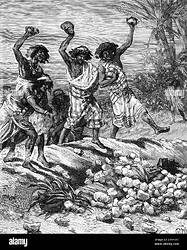 death-by-stoning-in-somalia-africa-vintage-illustration-or-engraving-1882-castelli-2HN46HF