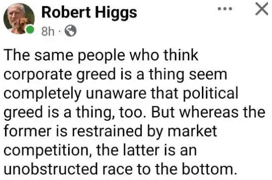Corporate vs Political Greed