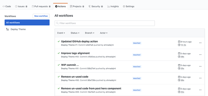 GitHub Repository Deployment Actions