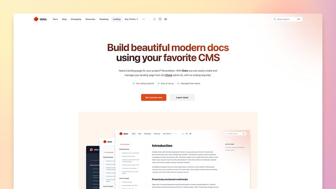 Landing Page