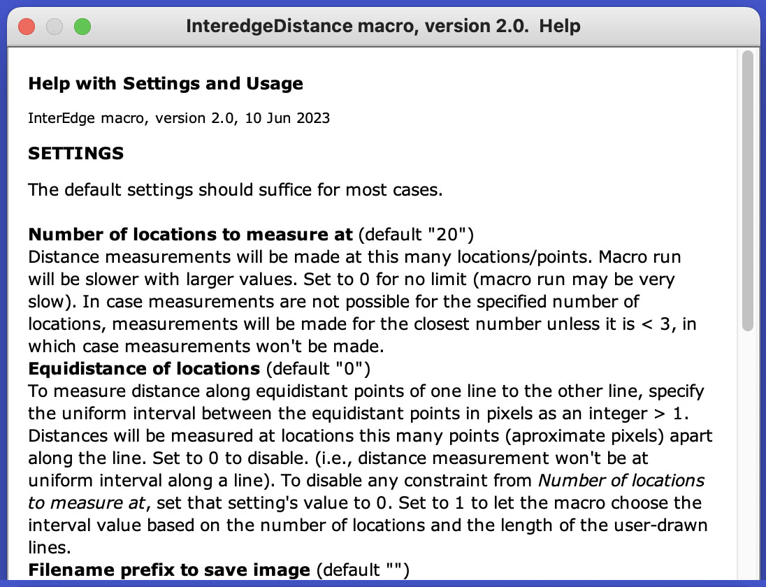ImageJ macro to measure distance between two user-drawn lines/edges ...