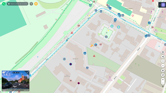 Text Overlays Cause Trouble: Traffic signs and computed location greatly off set
