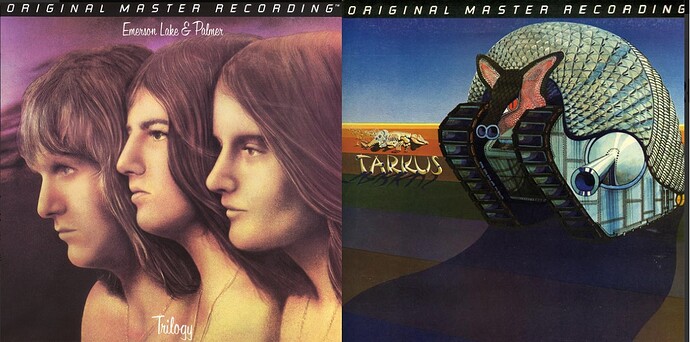 MFSL Trilogy & Tarkus 200g LP's