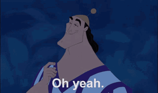 a cartoon character is smiling with the words it 's all coming together