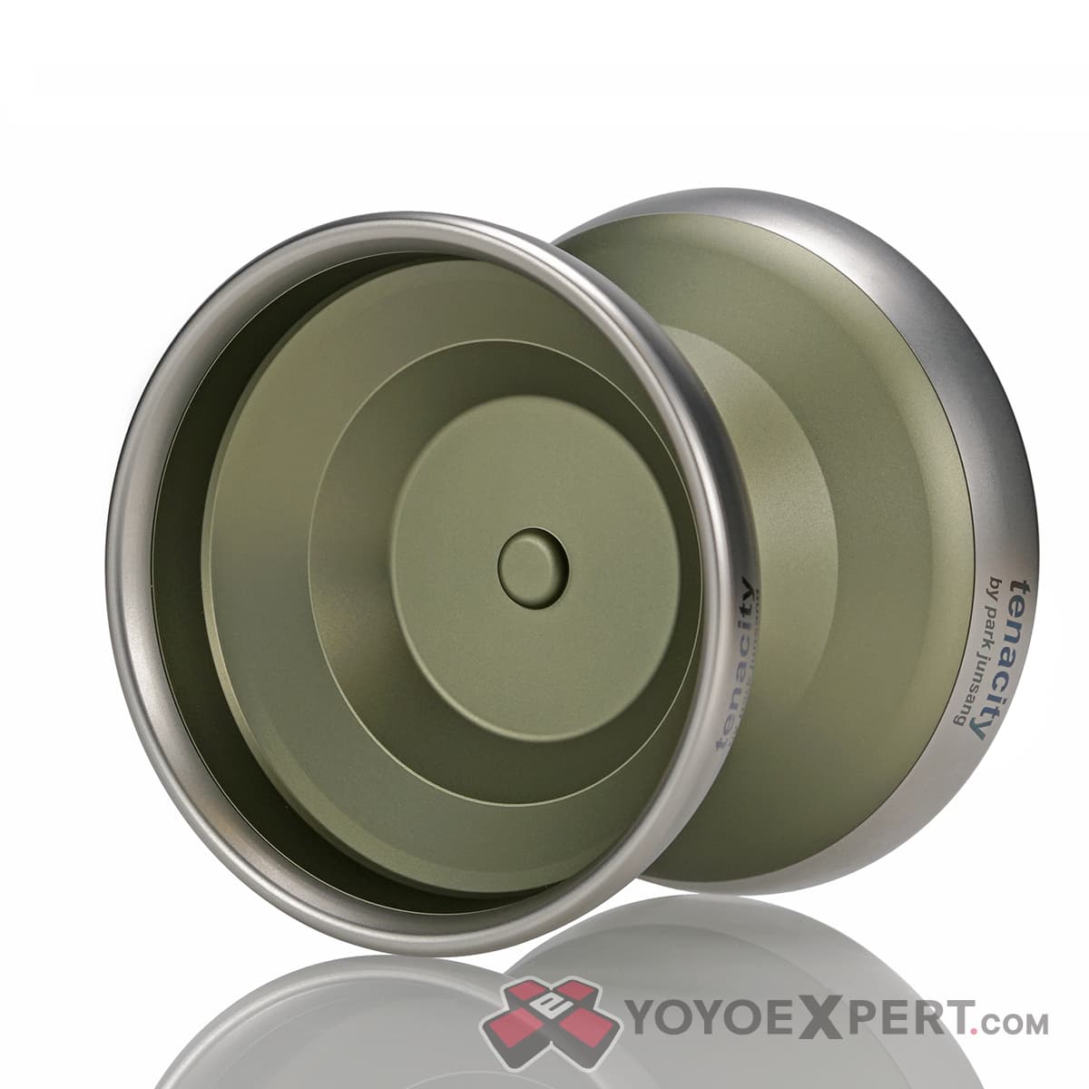 Matte-Green-Blasted-Silver-Ring-Tenacity