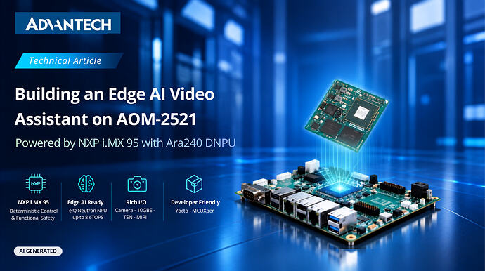 Building an Edge AI Video Assistant on AOM-DK2521 1