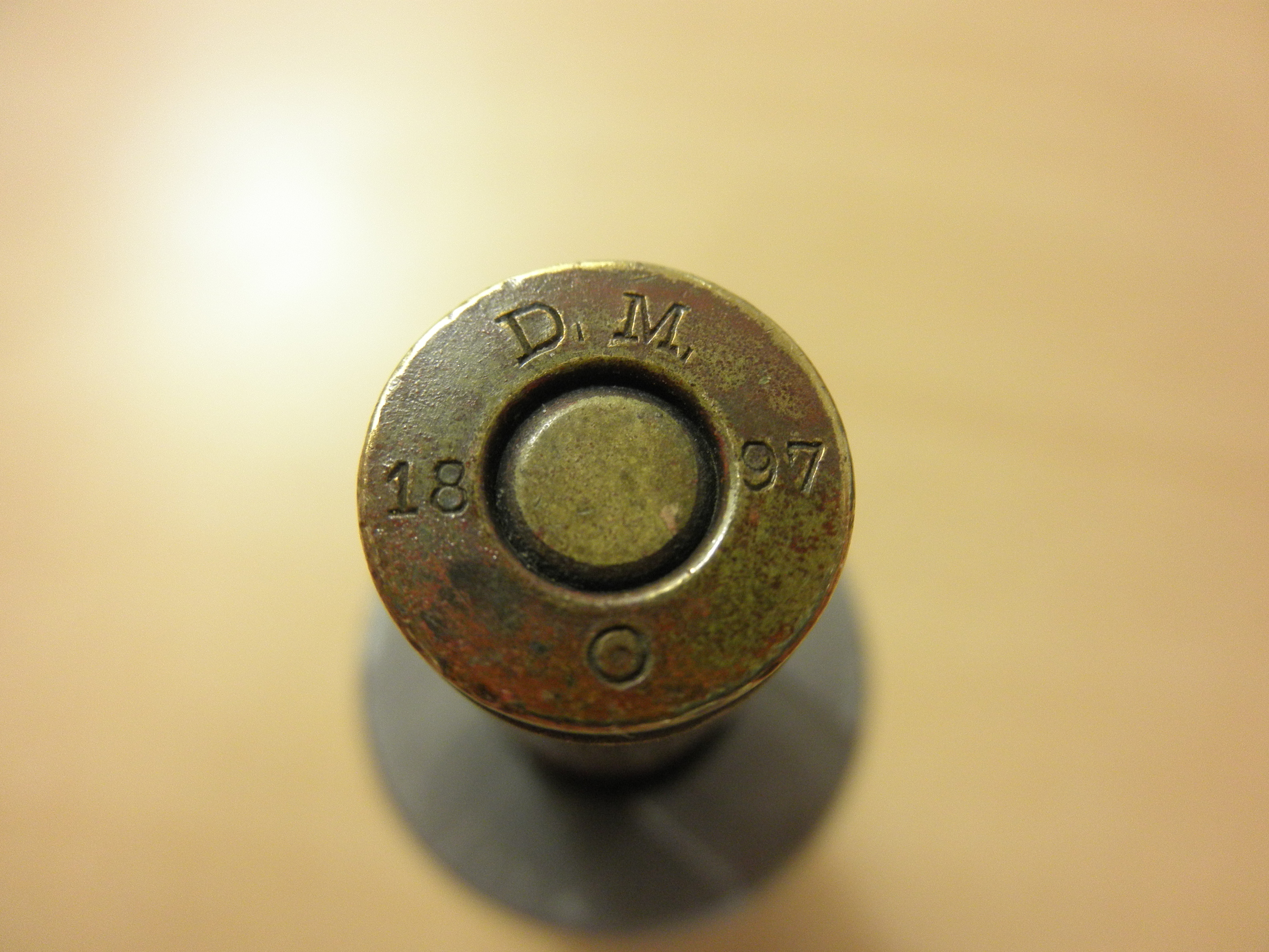 DM 7x57 Mauser headstamp with an O - General Ammunition
