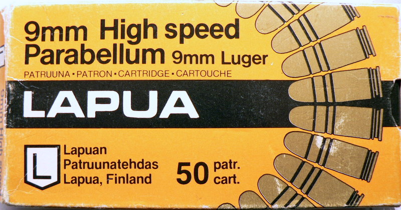 Looking for information regarding 9mm High speed Parabellum