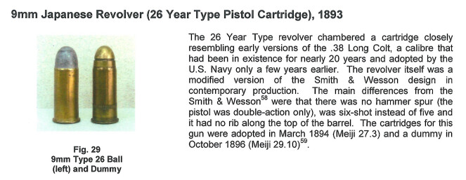 Japanese made cartridges before 1945 List - General