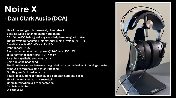 Dan Clark Audio Noire X