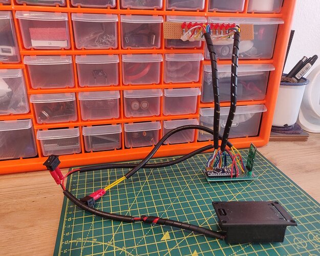 12_LED_Board_Completed_With_PIR_All_Wrapped_up