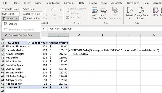 PivotTablePicture