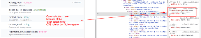 Let me select text!