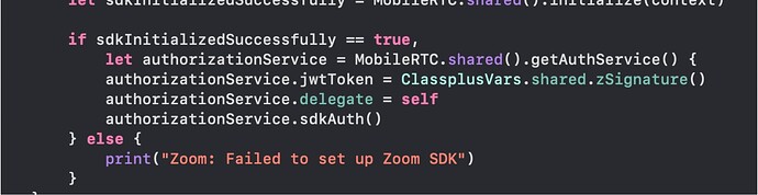 let authorizationService MobileRTC. shared().getAuthService()