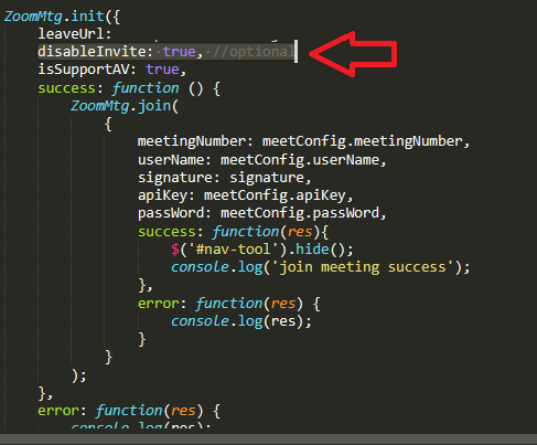 Disable Invite 1