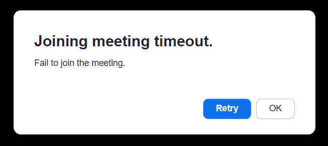 fail to join