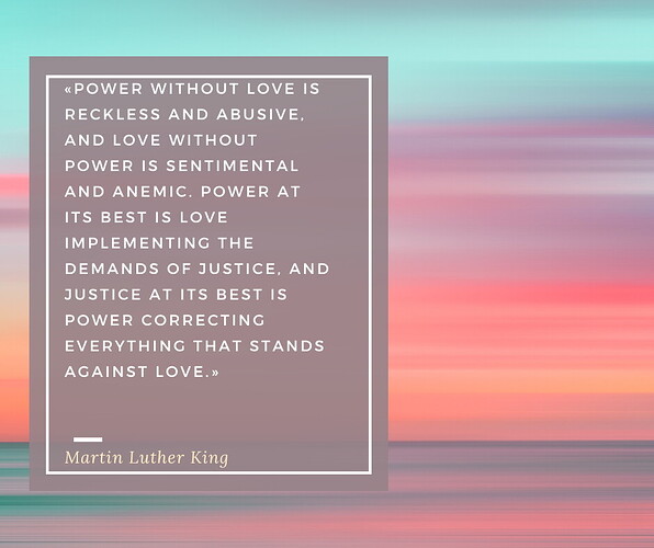 MLK Power and LOVE