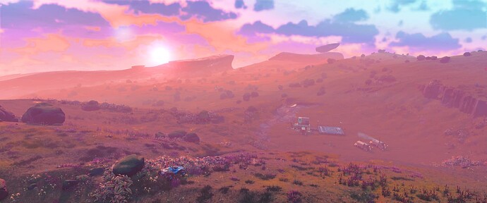 Rolling hills with small foliage