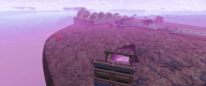 The tunnel for my exocraft with a safety wall as a stopper