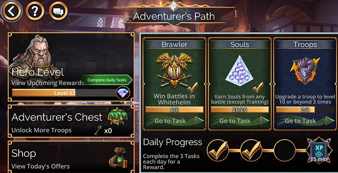 Adventuer's path