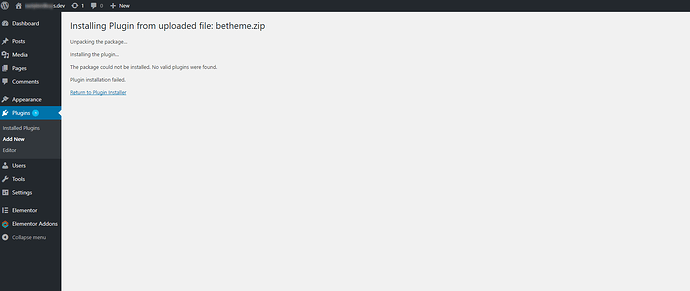 dev — WordPress