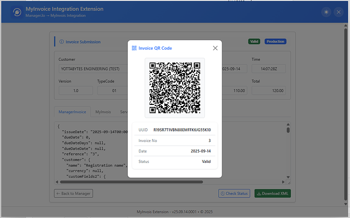 Submitting Invoice / Credit Note