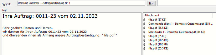 attachments received from internal emailer