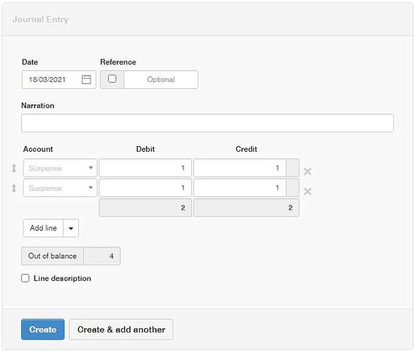Jounal Out of balance bug v21.3.51