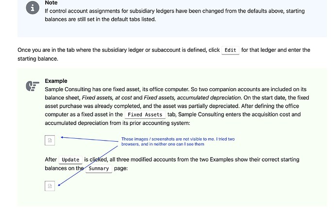 Manager guide for Fixed Asset Beginning balances-images not showing