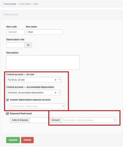 40 Fixed Assets - acounts current
