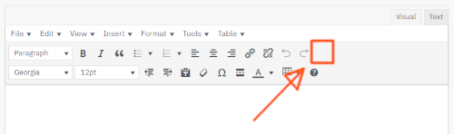 Visual editor Crayon button missing