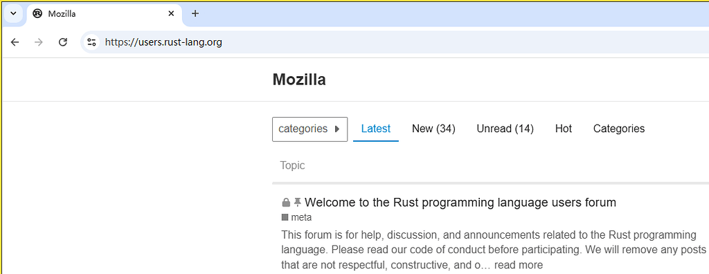 Why the forum title became `Mozilla`? - The Rust Programming Language Forum
