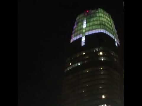 Salesforce Tower is Lit!