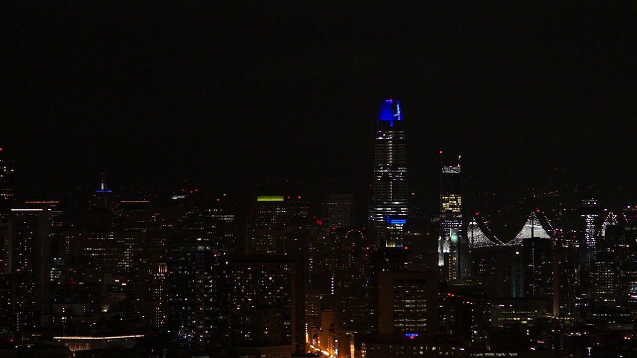 Salesforce tower display
