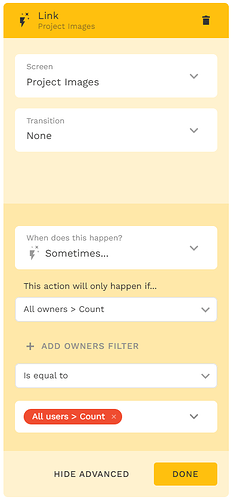 Link Visibility
