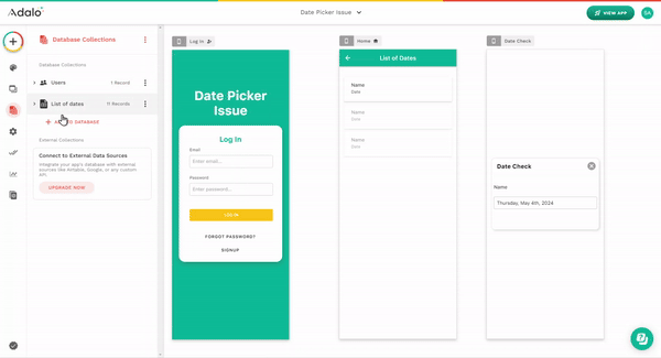 Date Picker Issue