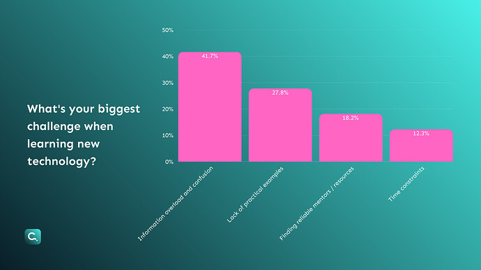 6. Biggest Challenge When Learning New Technology
