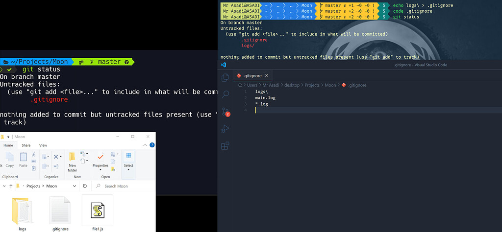 Git don't ignore my file - Git - Code with Mosh Forum